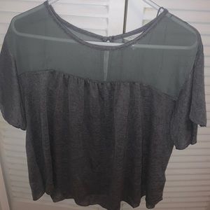 Aeropostale shirt with mesh top